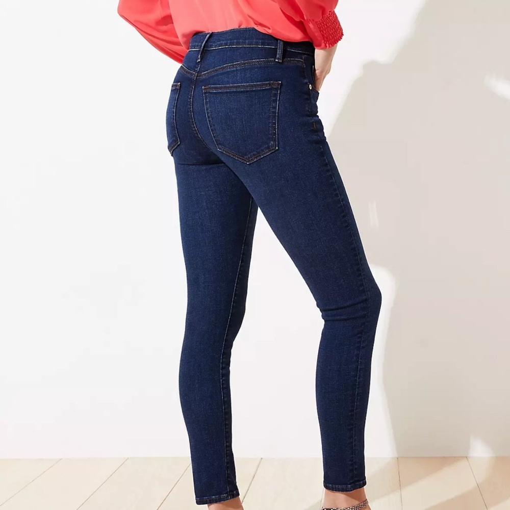 LOFT Size 8P Slim Pockets Skinny Crop Jeans